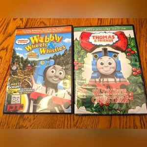 Thomas & Friends DVDs: NWT Ultimate Christmas & Wobbly Wheels & Whistles